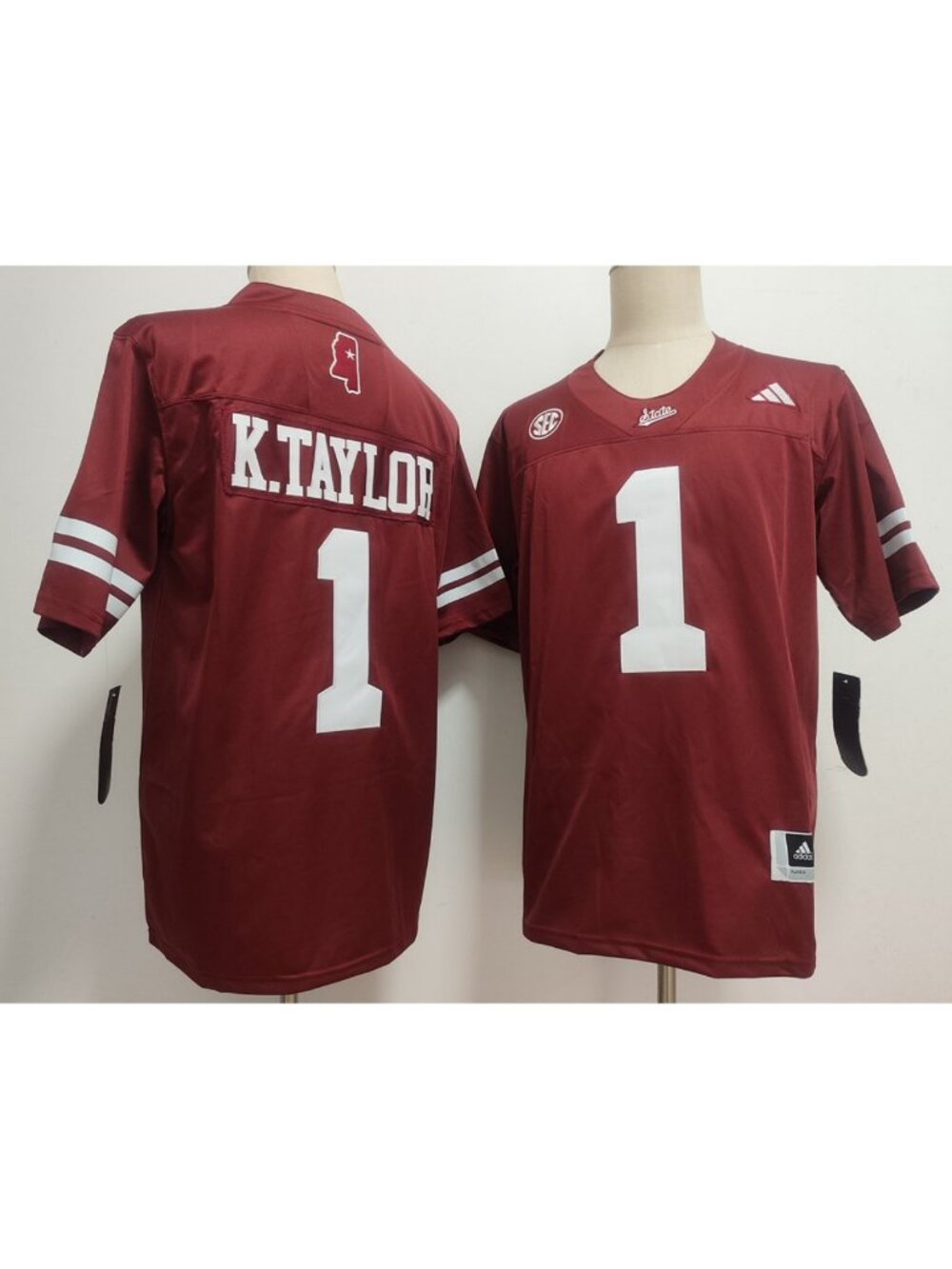 Kamario Taylor Maroon Jersey Stitched Vapor